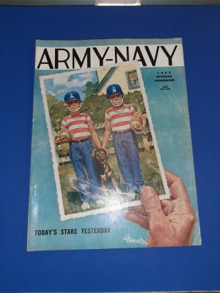 1963 Army Navy College Football Program