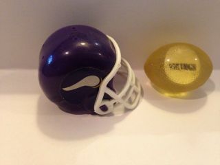 Vintage Gumball Nfl Football & Helmet Set - Vikings