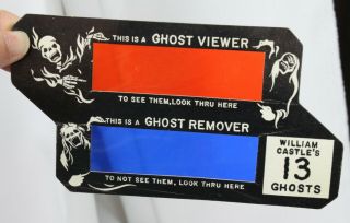 Vtg 3d Ghost Viewer Glasses William Castle 