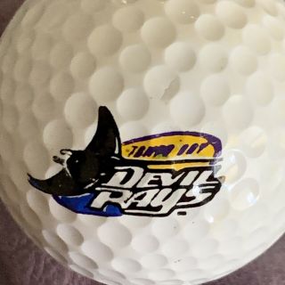 Tampa Bay Devil Rays Old Logo Golf Ball Vintage Gently Pre - Owned Mlb Baseball