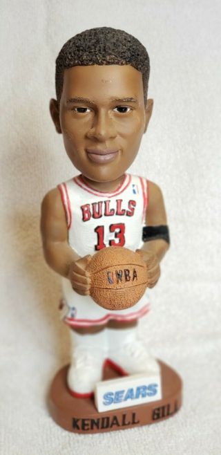 Kendall Gill Chicago Bulls Bobble Head (ceramic/bobbing/nodder/bobbin) Vintage
