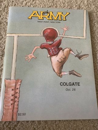 1985 Army Colgate College Football Program