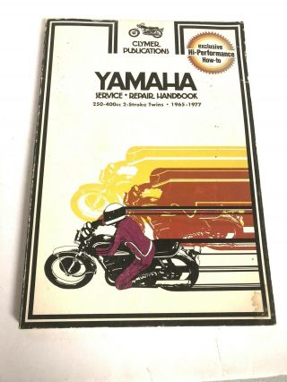Clymer Yamaha Service Repair Handbook 2 Stroke Twin 1965 - 77