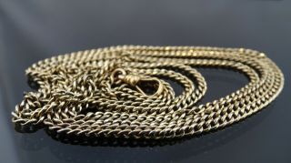 Antique Gold Filled Pocket Watch Double Chain Fob/50 Inches/18 Gram/ Necklace