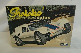 Look 1960`s Mpc Dick Dean`s " Shalako " 1/20 Unbuilt Gt Sports Dune Buggy Model