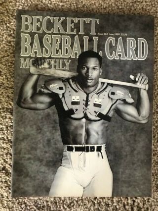 Beckett Baseball Card Monthly June 1990 Bo Jackson