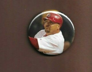 Larry Walker St.  Louis Cardinals 2 " Pin Back Baseball Button 2020 Hall Of Fame 1