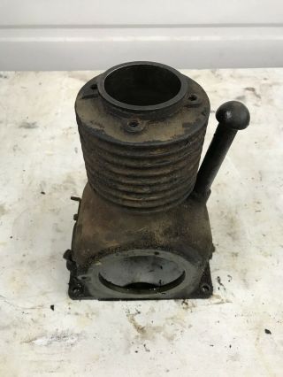 Briggs And Stratton Fh Antique Hit And Miss Gas Engine Cylinder And Block