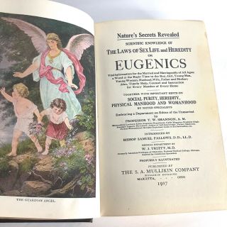 Antique Book Eugenics the Science of Human Life and Twilight Sleep 1917 3