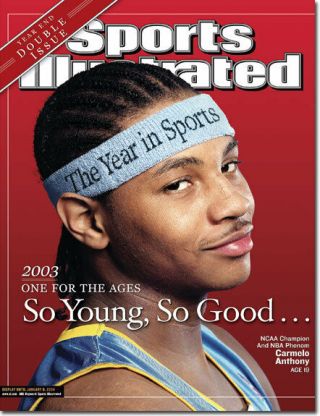 December 29,  2003 Carmelo Anthony Nuggets Jack Mckeon Marlins Sports Illustrated