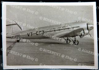 C1946 Dalnia - Jain Airways (india) Dc 3 Dakota V T - Cdz - Photo 8.  5 By 6cm