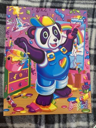 Lisa Frank Folder Painter Panda Stuart Hall Vintage