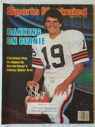 Sports Illustrated August 26,  1985 Bernie Kosar - Cleveland Browns