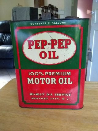 Pep - Pep Antique Motor Oil Can