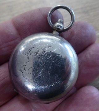 Quality Antique Hallmarked Solid Silver Sovereign Case