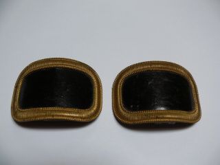 Antique Georgian/regency Shoe Buckles With Button Release Mechanism