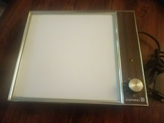 Vintage Corning Glass Top Table Range E - 1310 Hot Plate Electromatic Warmer Base
