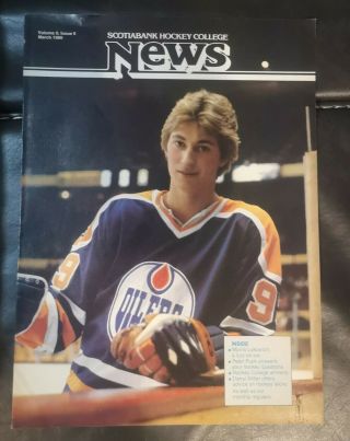 Scotiabank Hockey College News V.  9/ I.  6 March 1980 - Cover - Wayne Gretzky