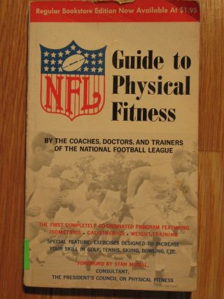 Nfl Memorabilia Guide To Physical Fitness Richard Pickens Vintage Paperback Book