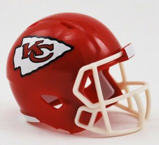 Kansas City Chiefs Clam Shell Pocket Pro Helmet Riddell