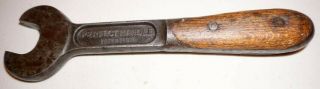 Vintage H.  D.  Smith & Co.  Perfect Handle 1” Wrench Wood Tool Antique Made Usa