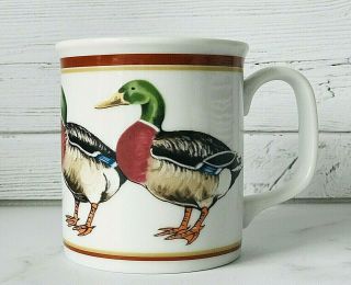 Vintage Curzon Mallard Duck Coffee Tea Mug Cup Euc Water Foul Birds