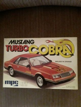 Mpc Mustang Turbo Cobra 1/25 Model Kit Complete