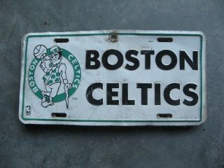 Boston Celtics Basketball Bb Sports Massachusetts Ma Booster License Plate