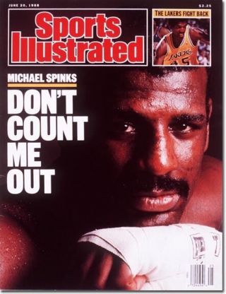 June 20,  1988 Michael Spinks Boxing Sports Illustrated