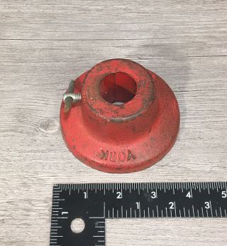 Vintage York Barbell Weight Collars 1” Hole Approx 2.  5 Lbs