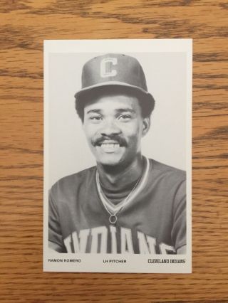 Ramon Romero Cleveland Indians Vintage Team Issue Postcard