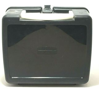 Vintage Batman DC Comics Plastic Lunch Box With Thermos Black EUC 2