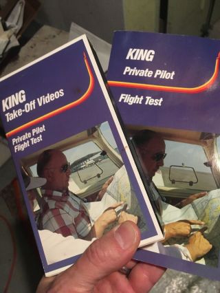 King Schools Private Pilot Flight Test Book And Vhs Tape