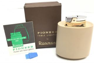 Vintage Modernist Ronson Pioneer Table Lighter 1960 
