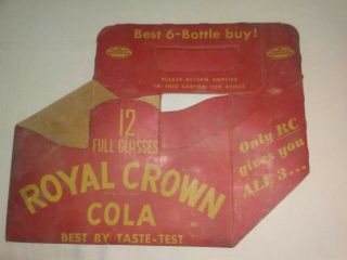 Vintage Royal Crown Cola (6 Bottle) Box