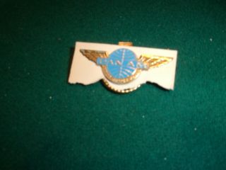 Vintage Pan Am Airline Wings Pin,  Metal,  Perfect