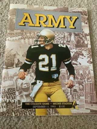 1993 Army Colgate College Football Program