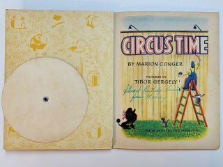 Vtg Circus Time A Little Golden Activity Book by Marion Conger 1955 Copyright 3
