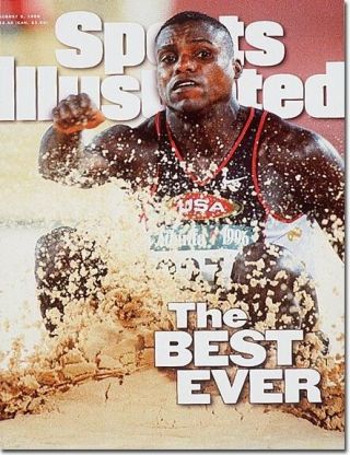 August 5,  1996 Carl Lewis Usa Olympic Track And Field Sports Illustrated