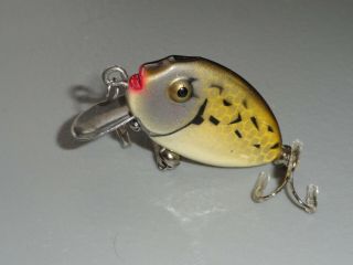 Vintage Fishing Lure Heddon Tiny Punkinseed Series 380 Crappie Scale C.  1955 - 65