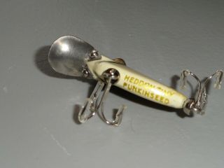 VINTAGE FISHING LURE HEDDON TINY PUNKINSEED SERIES 380 CRAPPIE SCALE C.  1955 - 65 3