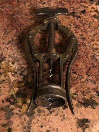 Fine Antique James Heeley&sons Patent 3003 Double Lever Corkscrew
