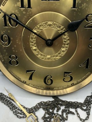 Antique German Hans Winterhalder HWN Grandfather Clock Movement 2