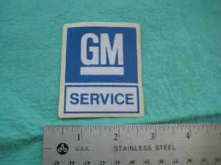Vintage Chevrolet Gm General Motors Trucks Service Dealer Uniform Hat Patch