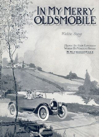 1905 In My Merry Oldsmobile Sheet Music