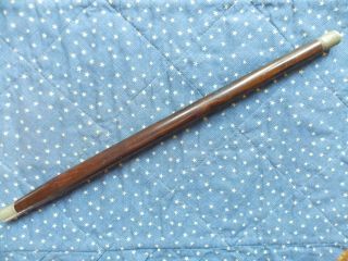 Civil War era Wooden Fife.  Wood Antique Fife.  Soldier Music Band Instrument 2