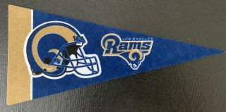 Los Angeles Rams Mini Pennant 4”x 9” Fan Souvenir Man Cave Collectible