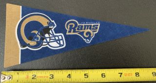 Los Angeles Rams Mini Pennant 4”x 9” Fan Souvenir Man Cave Collectible 2