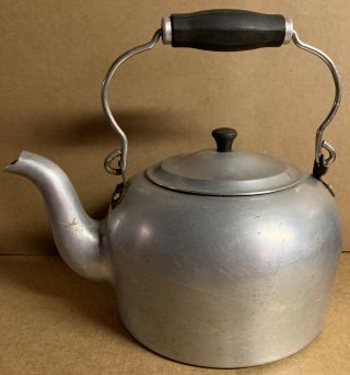 Vintage Wear - Ever Aluminum Tea Kettle Pot With Lid No.  906 Usa
