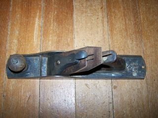 Antique 1910 Stanley No.  5 Smooth Bottom Jack Plane Woodworking Tool Good User 3